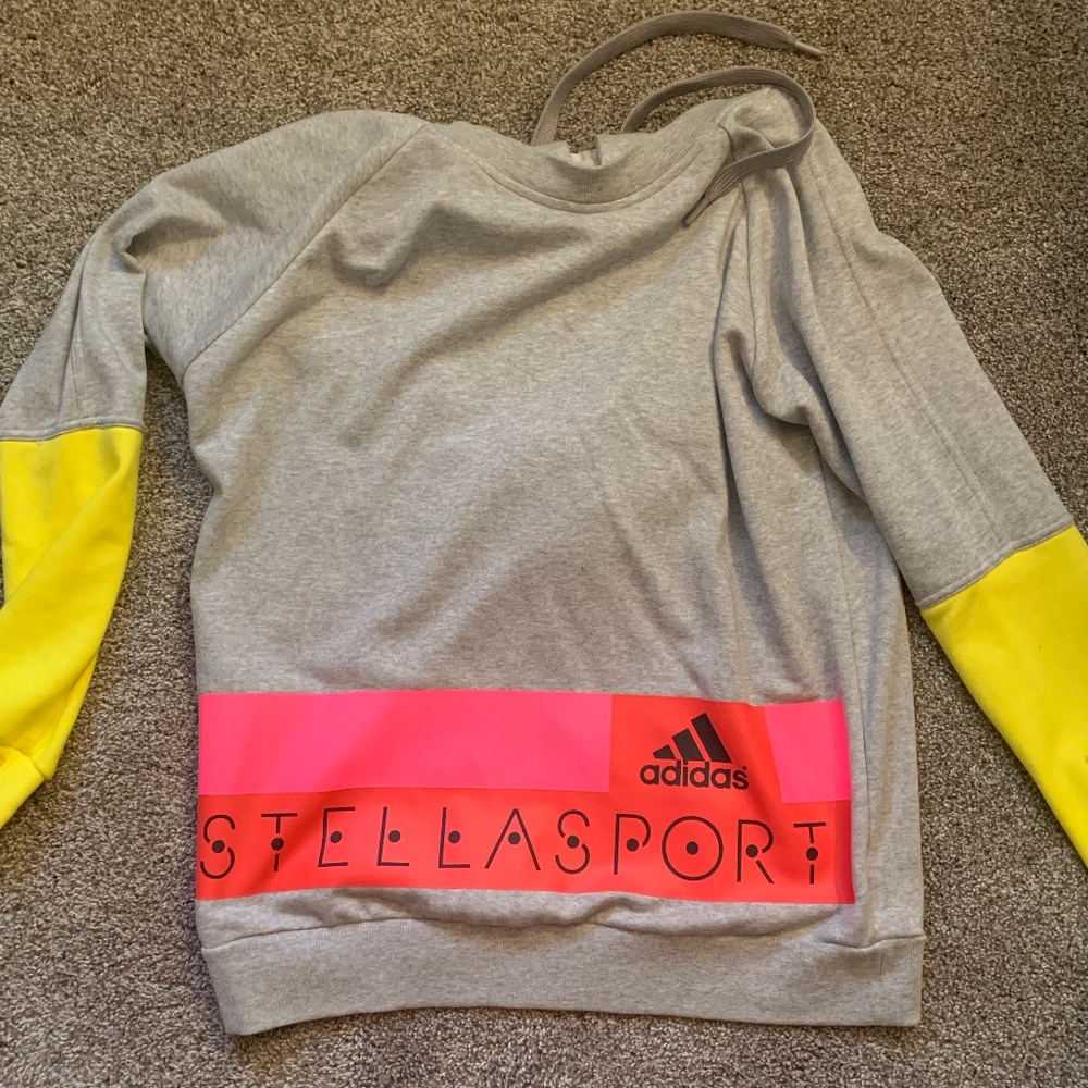 Adidas Stella McCartney Stellasport Gym Hoodie Color Block S